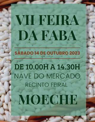 IX Feira da Faba en Moeche
