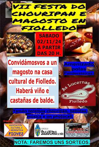 Festa do Chouripán e Magosto de Fiolledo (2026) en Salvaterra do Miño