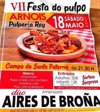 VIII Festa do Pulpo de Arnois en A Estrada