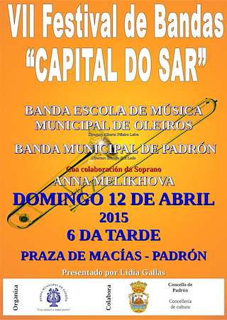 XVI Festival de Bandas Capital do Sar en Padrón