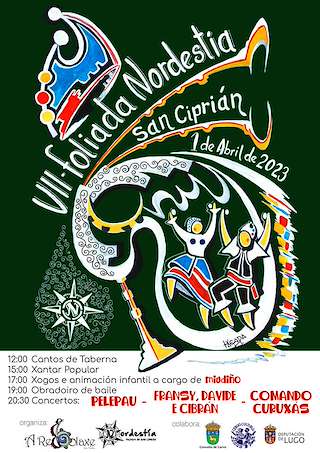 X Foliada Nordestia de San Ciprián (2026) en Cervo