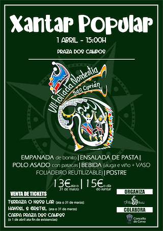 X Foliada Nordestia de San Ciprián (2026) en Cervo