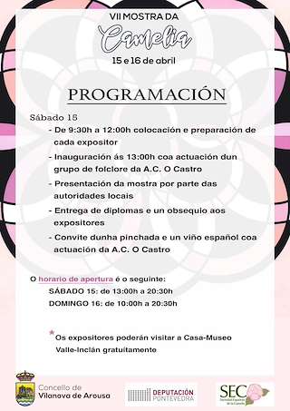 X Mostra da Camelia en Vilanova de Arousa