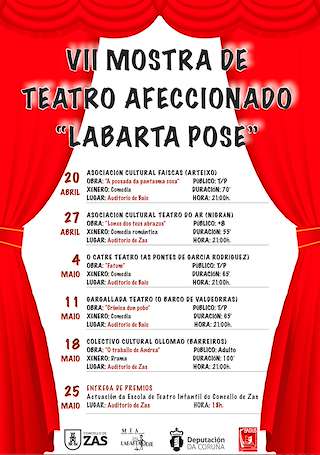 VIII Mostra de Teatro Afeccionado Labarta Pose en Zas