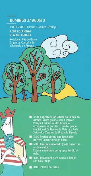 IX Romaxe Urbana Folk no Alobre en Vilagarcía de Arousa