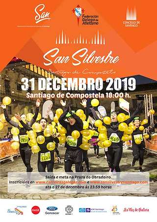 XI San Silvestre (2025) en Santiago de Compostela