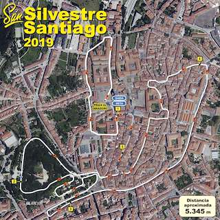 XI San Silvestre (2025) en Santiago de Compostela