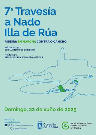 VIII Travesía a Nado Illa de Rúa (2026) en Ribeira