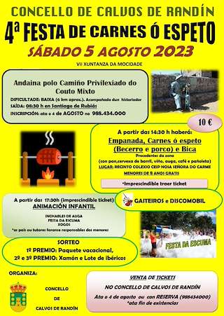 VI Festa de Carnes ó Espeto en Calvos de Randín
