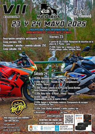 VIII Xuntanza Moteira Motoros en Laza