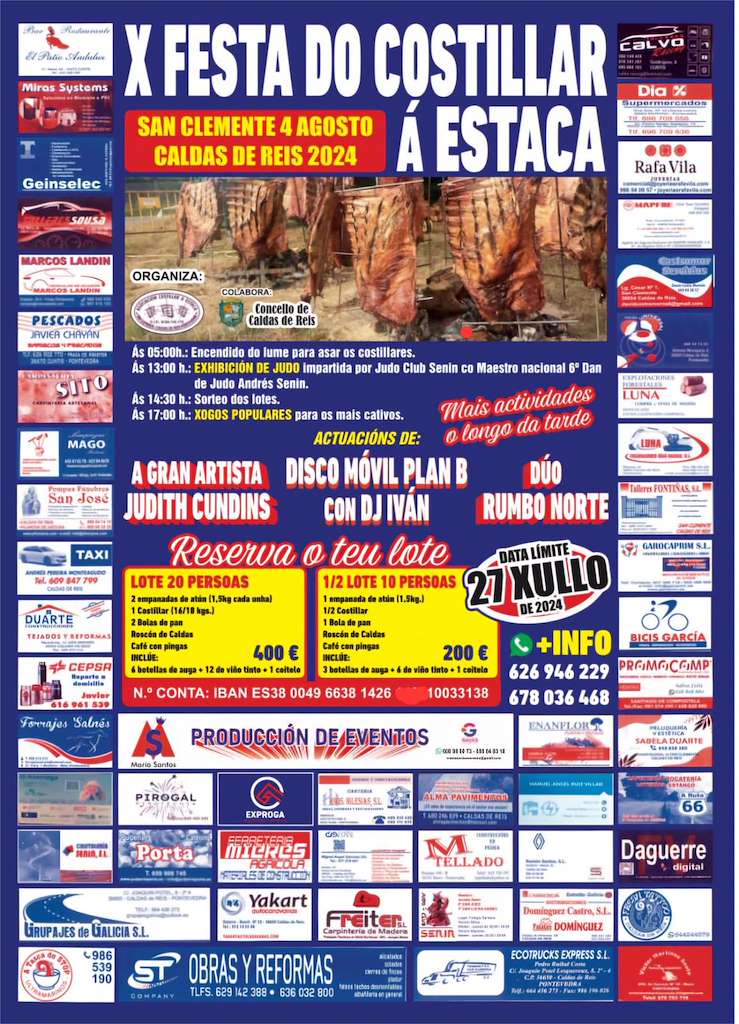 VII Festa do Costillar a Estaca de San Clemente (2019) en Caldas de Reis