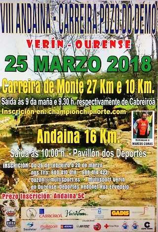 XIII Andaina - Trail Pozo do Demo en Verín