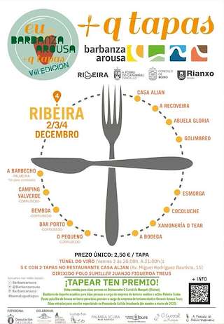 XI Barbanza Arousa + Q Tapas (2025) en Ribeira