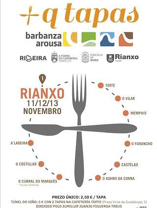XI Barbanza Arousa + Q Tapas en Rianxo
