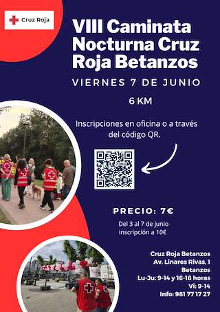 IX Caminata Nocturna Cruz Roja en Betanzos