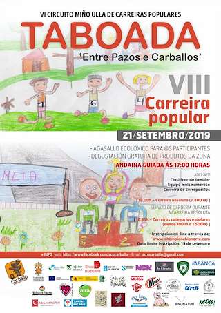 XII Carreira Popular "Entre Pazos e Carballos" (2025) en Taboada