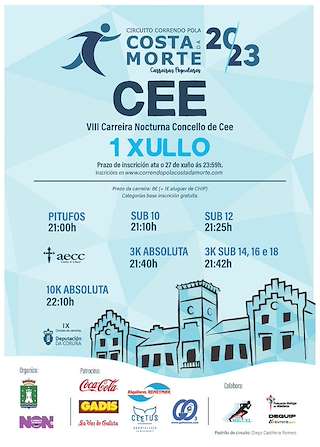 X Circuito Correndo pola Costa da Morte - X Carreira Nocturna Concello de Cee (2026)