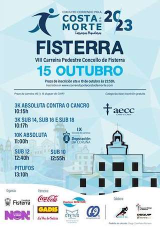 X Circuito Correndo pola Costa da Morte - X Carreira Pedestre (2026) en Fisterra