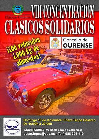 XI Concentración Clásicos Solidarios (2025) en Ourense