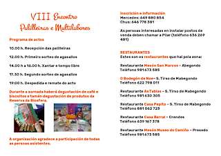 IX Encontro de Palilleiras e Multilabores en Abegondo