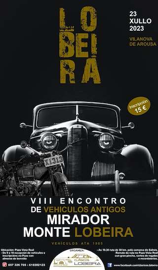 X Encontro de Vehículos Antigos de Monte Lobeira en Vilanova de Arousa
