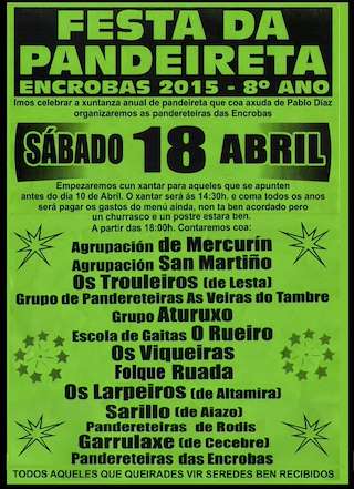 XVI Festa da Pandeireta en Cerceda