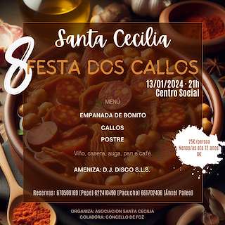 X Festa dos Callos de Santa Cecilia  en Foz