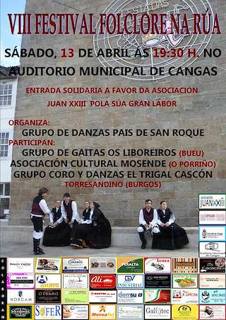 XII Festival Folclore na Rúa en Cangas