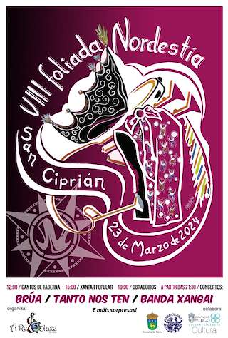 X Foliada Nordestia de San Ciprián (2026) en Cervo