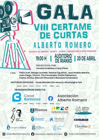 IX Gala de Curtas Alberto Romero en Ribeira