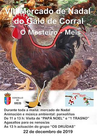 XIII Mercado de Nadal do Galo de Corral en Meis
