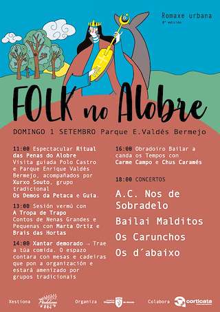 IX Romaxe Urbana Folk no Alobre en Vilagarcía de Arousa
