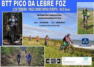 Ruta BTT Pico da Lebre en Foz