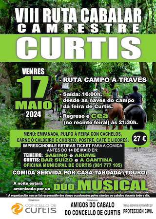 IX Ruta Cabalar Campestre en Curtis