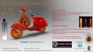 XI Scooterada Vespartana en Redondela