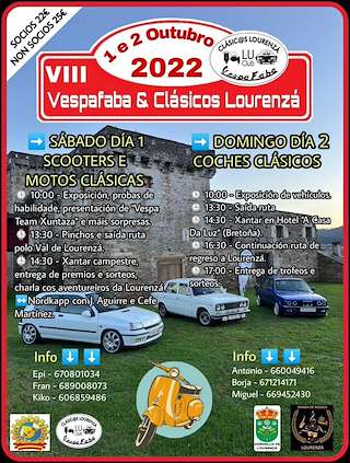 XI VespaFaba e Clásicos en Lourenzá