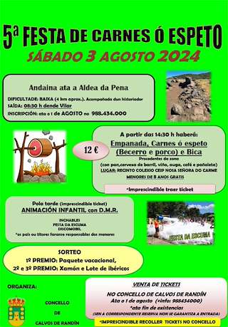 VI Festa de Carnes ó Espeto en Calvos de Randín
