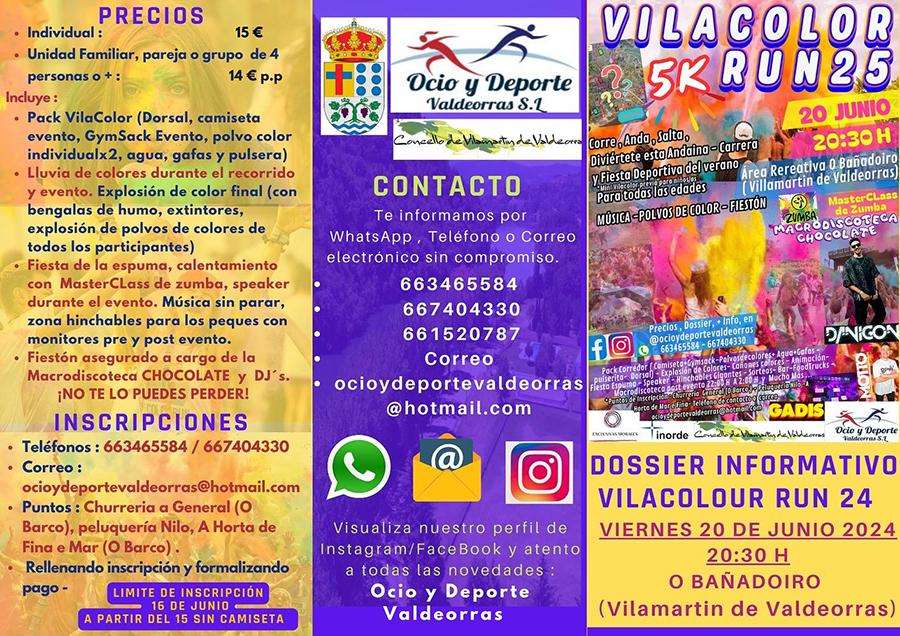 VilaColor Run en Vilamartín de Valdeorras
