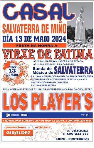 Virgen de Fátima de Casal (2026) en Salvaterra do Miño