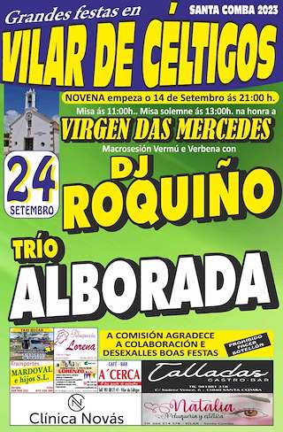 Virgen de la Merced de Vilar de Céltigos en Santa Comba