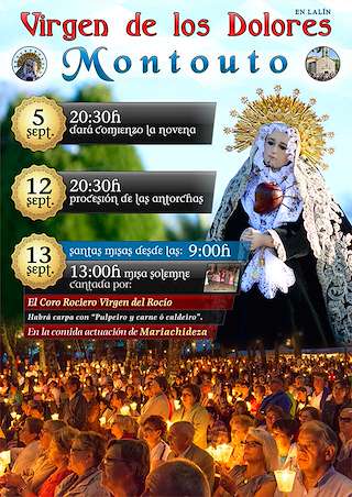 Virgen de los Dolores de Montouto en Lalín
