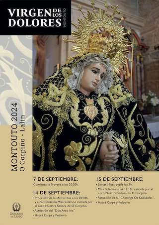 Virgen de los Dolores de Montouto en Lalín