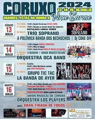 Virgen del Carmen de Coruxo en Vigo