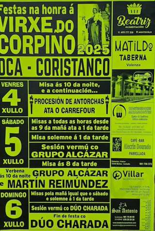 Virgen del Corpiño de Oca en Coristanco