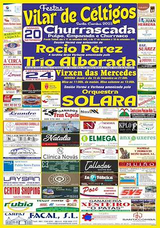 Fechas, información, programa, cartel, imágenes, mapa y ubicación de Virgen de la Merced de Vilar de Céltigos  en  Santa Comba