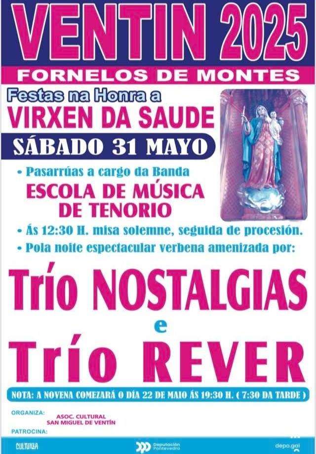 Virgen de la Salud de Ventín (2025) en Fornelos de Montes