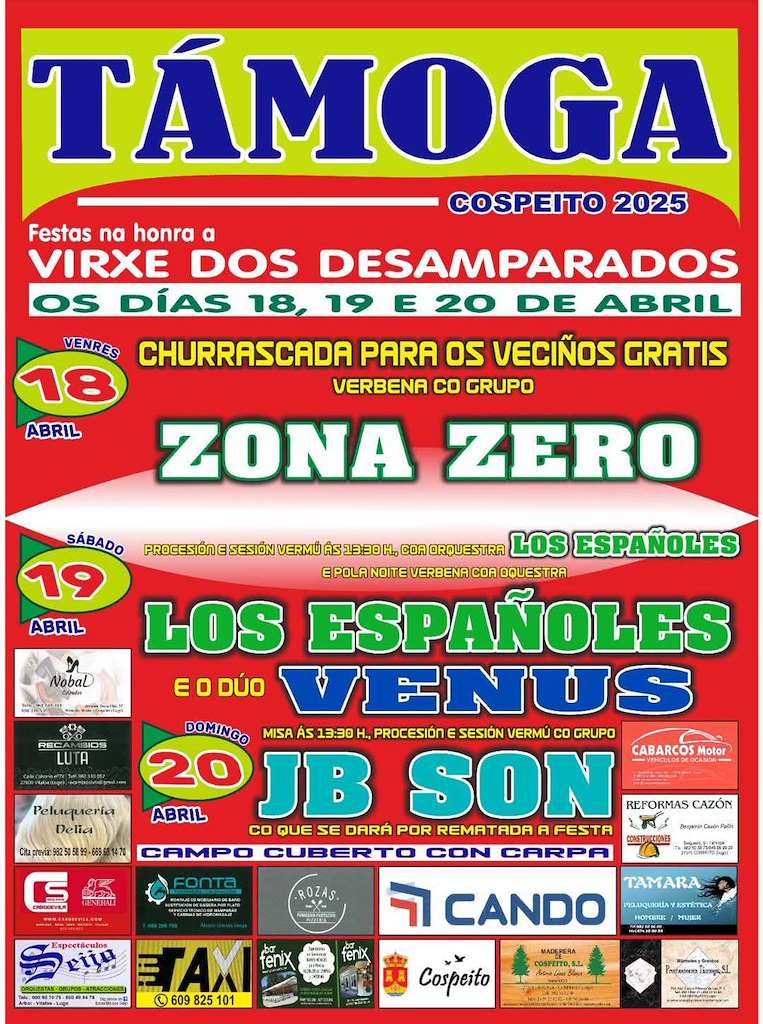 Virgen de los Desamparados de Támoga (2025) en Cospeito