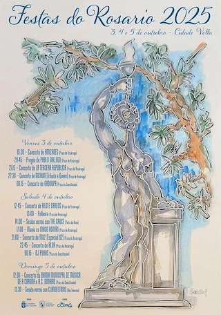 Fechas, información, programa, cartel, imágenes, mapa y ubicación de Virgen del Rosario (2025)  en  A Coruña