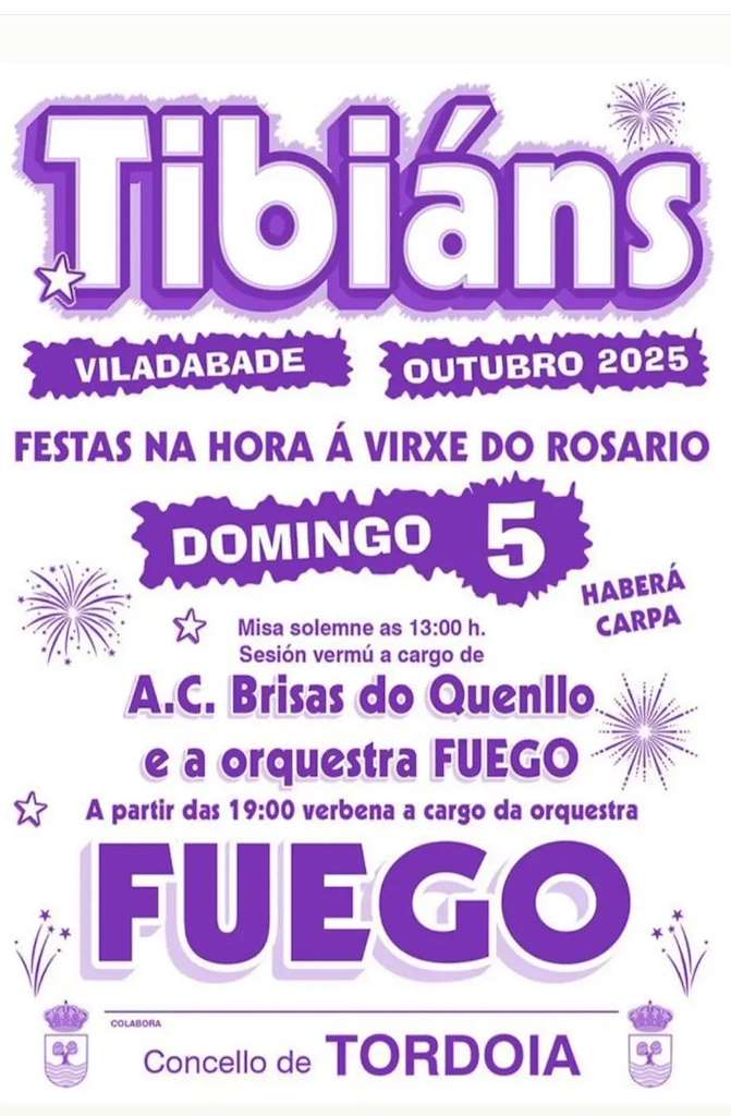 Virgen del Rosario de Tibiáns en Tordoia