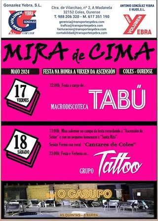 Virxe da Ascensión de Mira de Cima en Coles